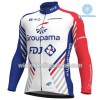 Wielershirt 2018 FDJ N001 Winter Thermal Fleece